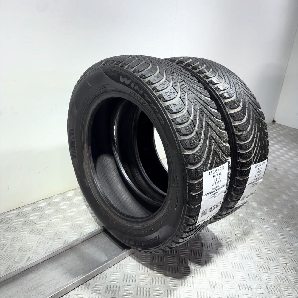 Gomme Usate 185 60 R15 88T XL Pirelli Cinturato Winter Invernali - immagine 7