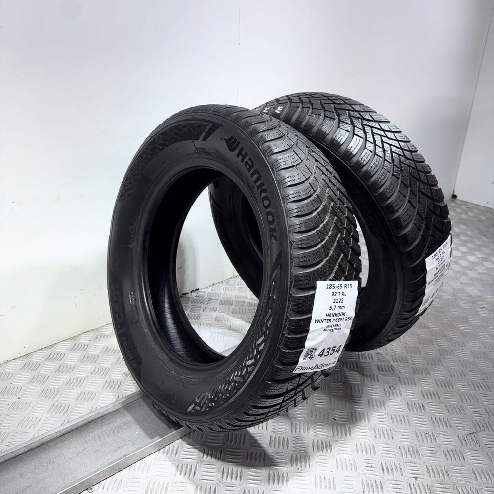 Gomme Usate 185 65 R15 92T XL Hankook Winter I*Cept RS3 81% Invernali - immagine 7