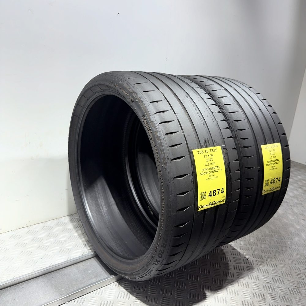 Gomme Usate 255 30 ZR20 92Y XL Continental Sportcontact 7 Estive - immagine 7