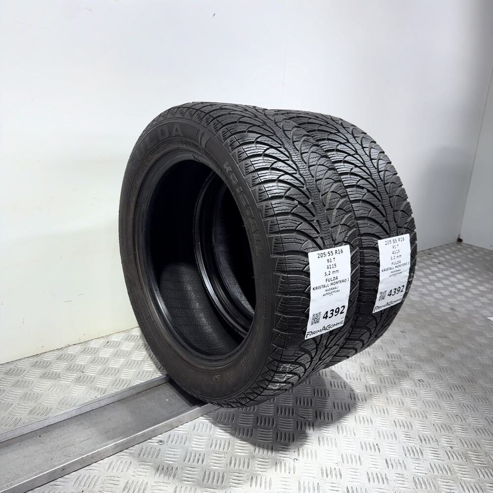 Gomme Usate 205 55 R16 91T Fulda Kristall Montero 3 74% Invernali - immagine 7