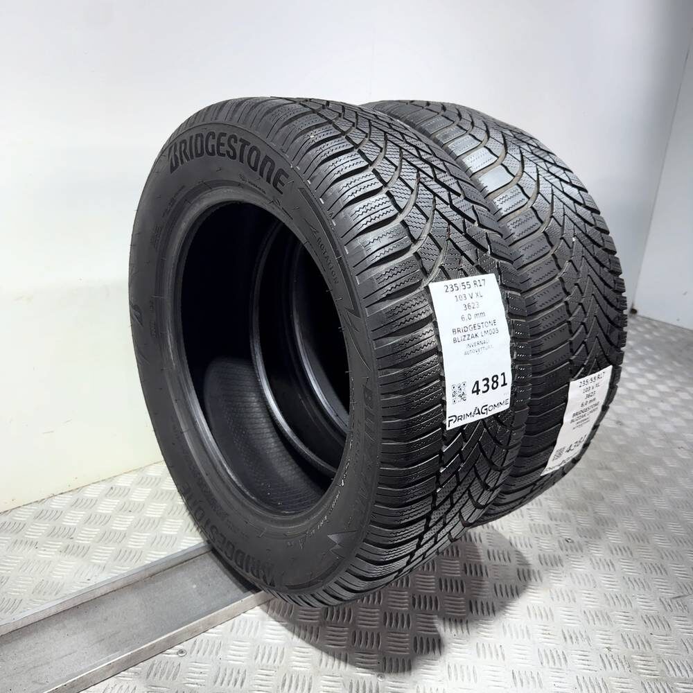 Gomme Usate 235 55 R17 103V XL Bridgestone Blizzak LM005 86% Invernali - immagine 7