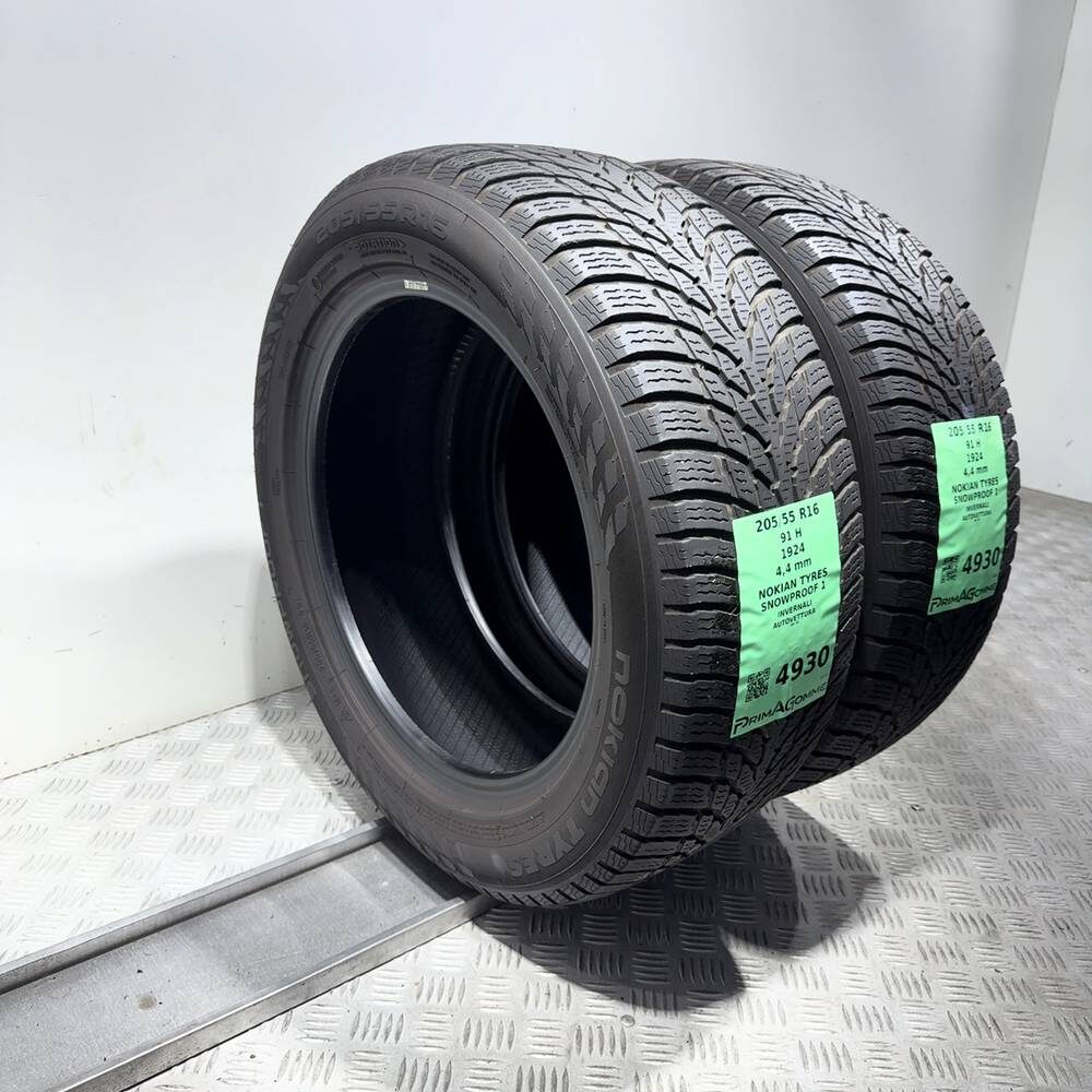 Gomme Usate 205 55 R16 91H Nokian Tyres Snowproof 1 Invernali - immagine 7