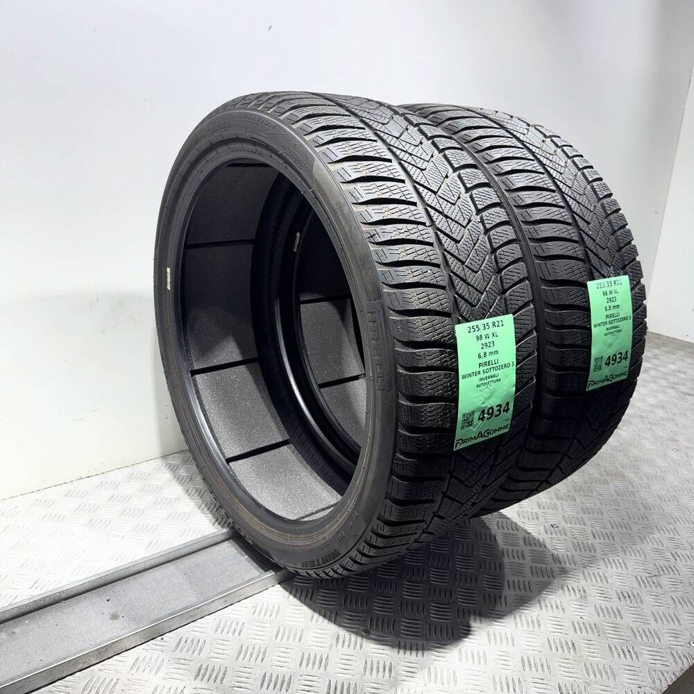 Gomme Usate 255 35 R21 98W XL Pirelli Winter Sottozero 3 97% Invernali - immagine 7