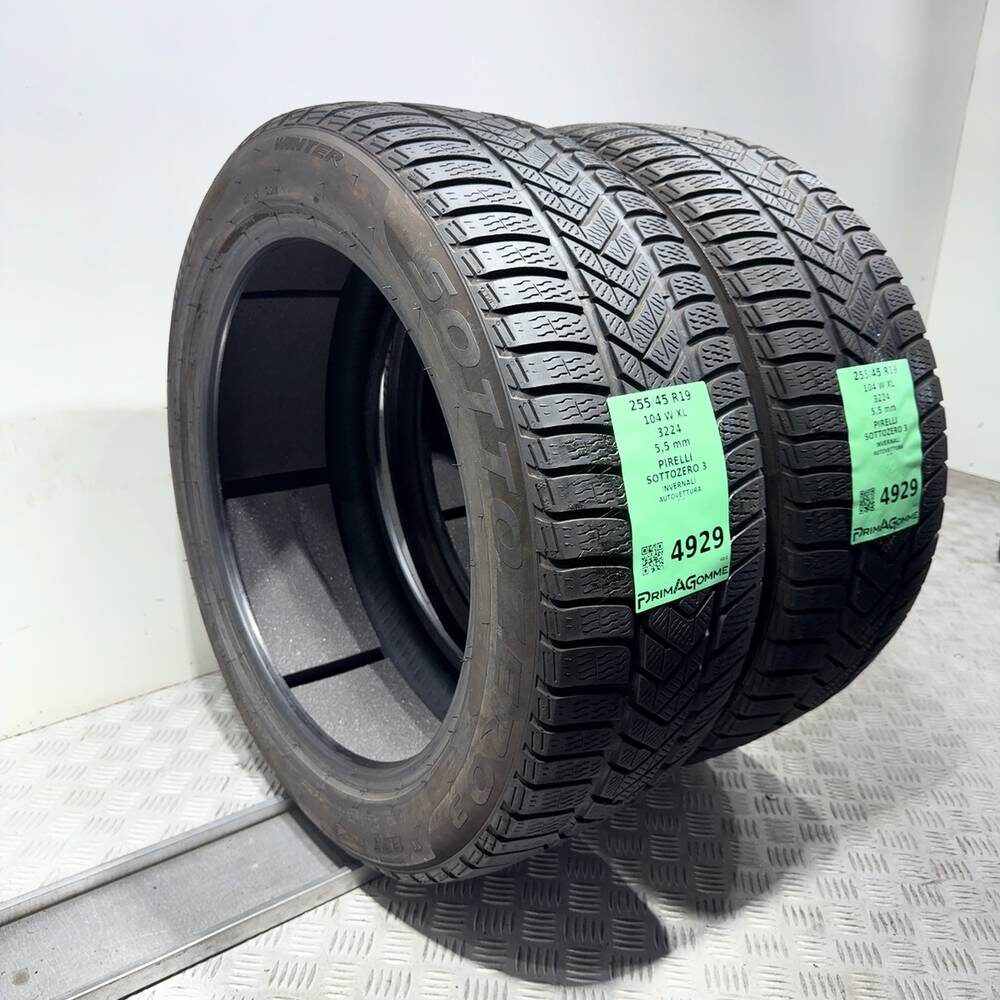 Gomme Usate 255 45 R19 104W XL Pirelli Sottozero 3 79% Invernali - immagine 7