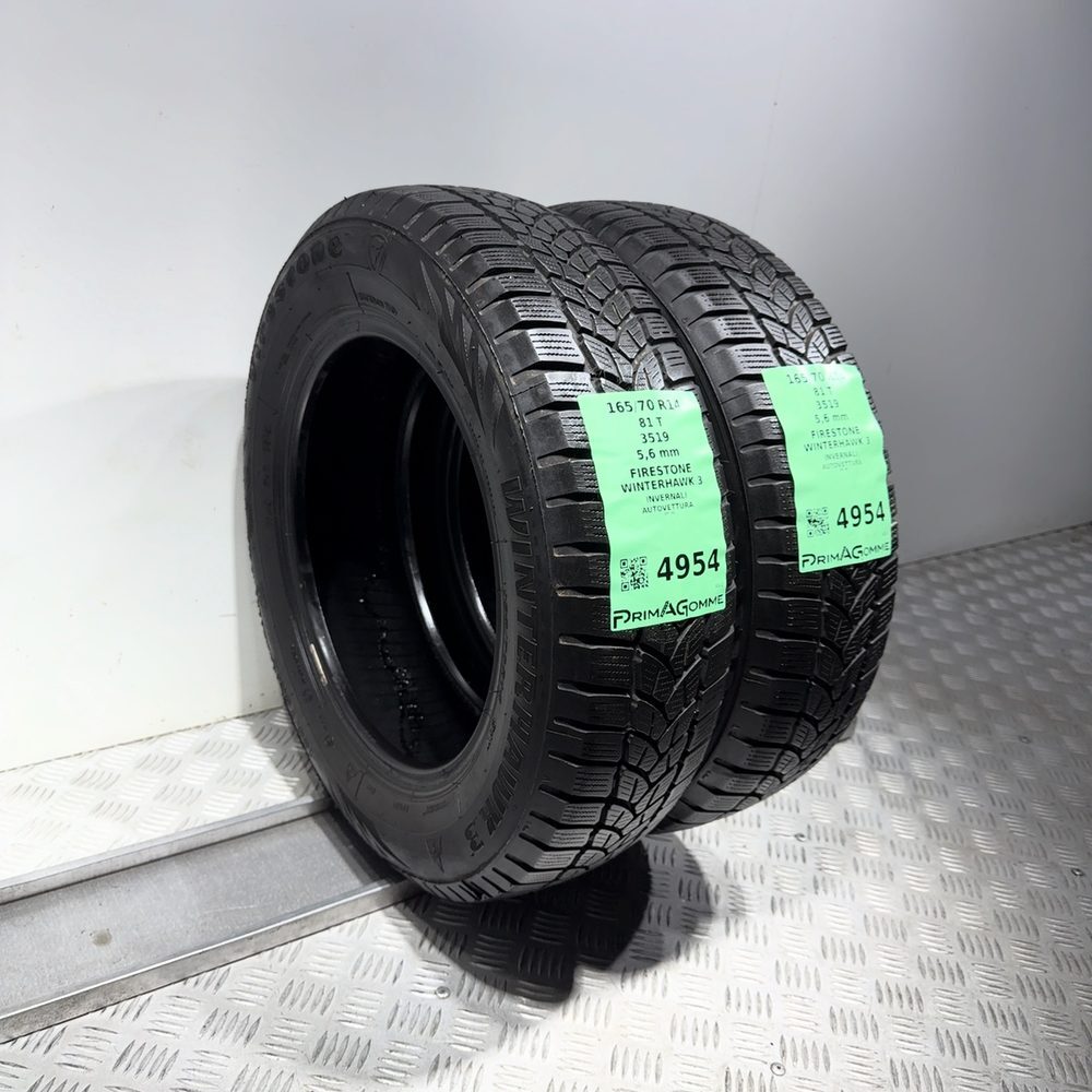 Gomme Usate 165 70 R14 81T Firestone Winterhawk 3 80% Invernali - immagine 7