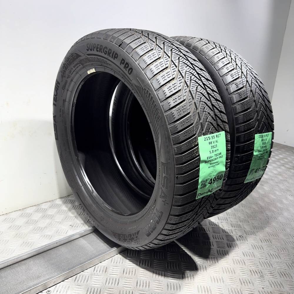 Gomme Usate 215 55 R17 98V XL Esa+ Tecar Supergrip Pro 83% Invernali - immagine 7