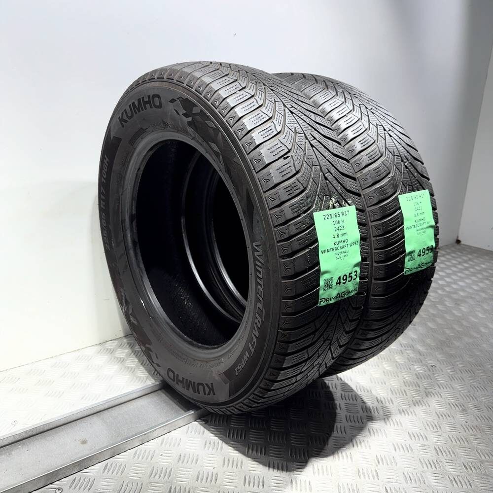 Gomme Usate 225 65 R17 106H Kumho Wintercraft WP52 Invernali - immagine 7