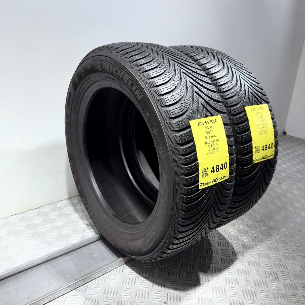 Gomme Usate 205 55 R16 91H Michelin Alpin 5 76% Invernali - immagine 7