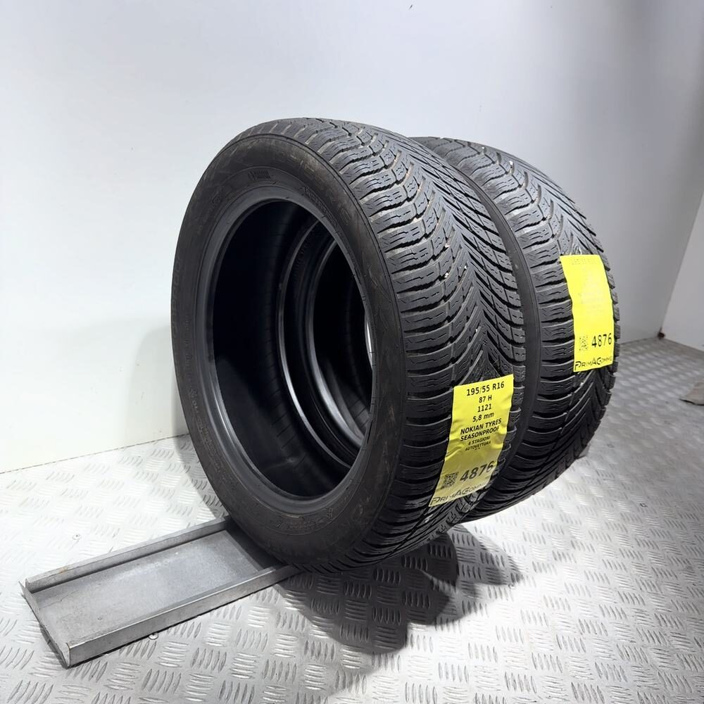 Gomme Usate 195 55 R16 87H Nokian Tyres Seasonproof 83% 4 Stagioni - immagine 7