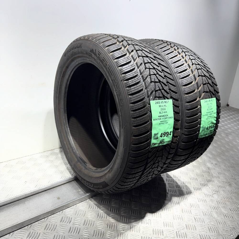 Gomme Usate 245 45 R17 99V XL Hankook Winter I*Cept Evo3 98% Invernali - immagine 8