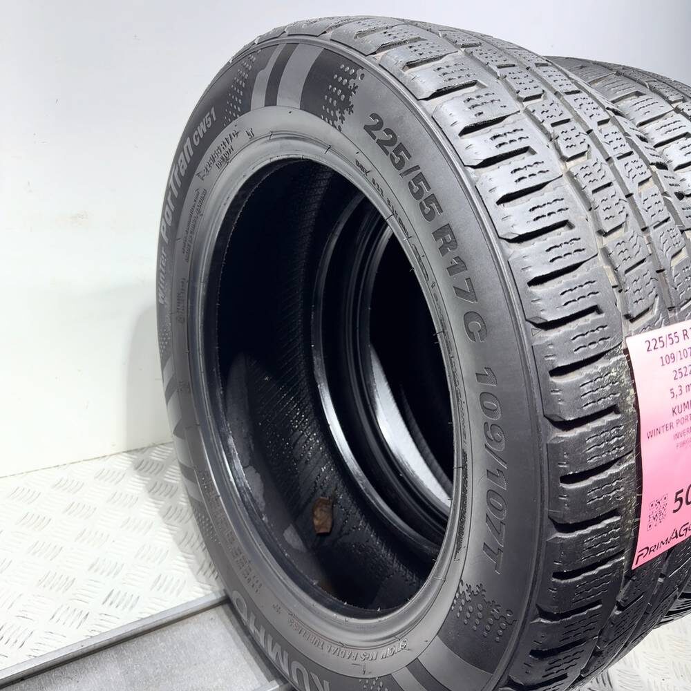 Gomme Usate 225 55 R17C 109/107T Kumho Winter Portran CW51 76% Invernali - immagine 8
