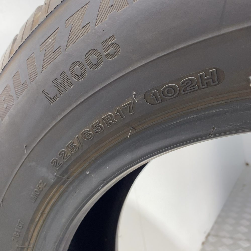 Gomma Usata 225 65 R17 102H Bridgestone Blizzak LM005 80% Invernale - immagine 8