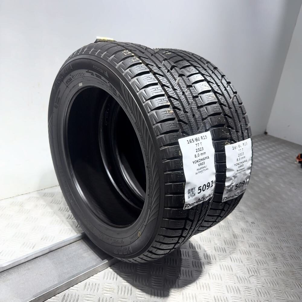 Gomme Usate 165 60 R15 77T Yokohama V903 98% Invernali - immagine 8