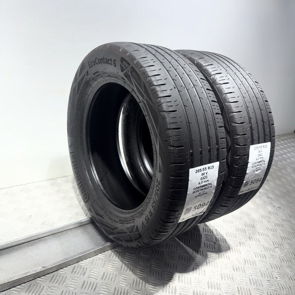 Gomme Usate 205 55 R15 88V Continental Ecocontact 6 Estive - immagine 8