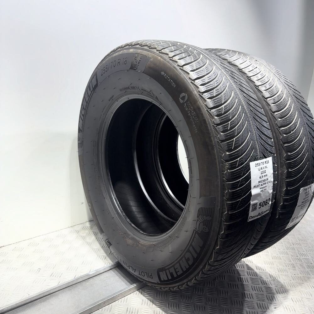 Gomme Usate 255 70 R18 116V XL Michelin Pilot Alpin 5 SUV Invernali - immagine 8