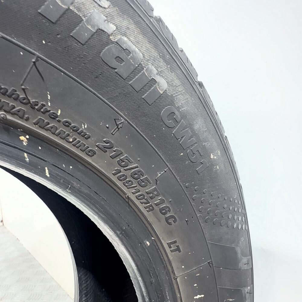 Gomma Usata 215 65 R16C 109/107R Kumho Winter Portran CW51 Invernale - immagine 8
