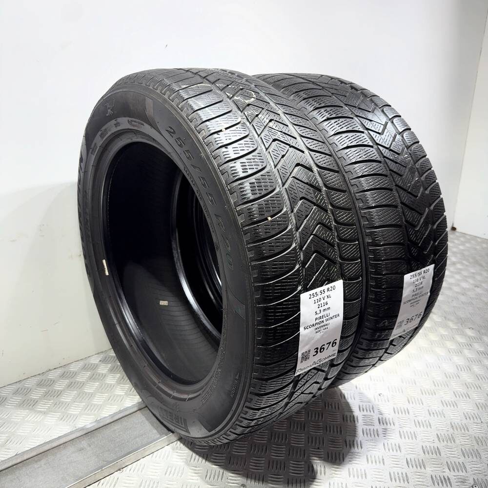 Gomme Usate 255 55 R20 110V XL Pirelli Scorpion Winter 76% Invernali - immagine 8