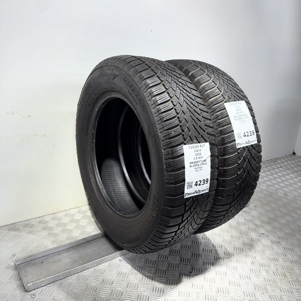 Gomme Usate 225 65 R17 102H Bridgestone Blizzak LM005 Invernali - immagine 8