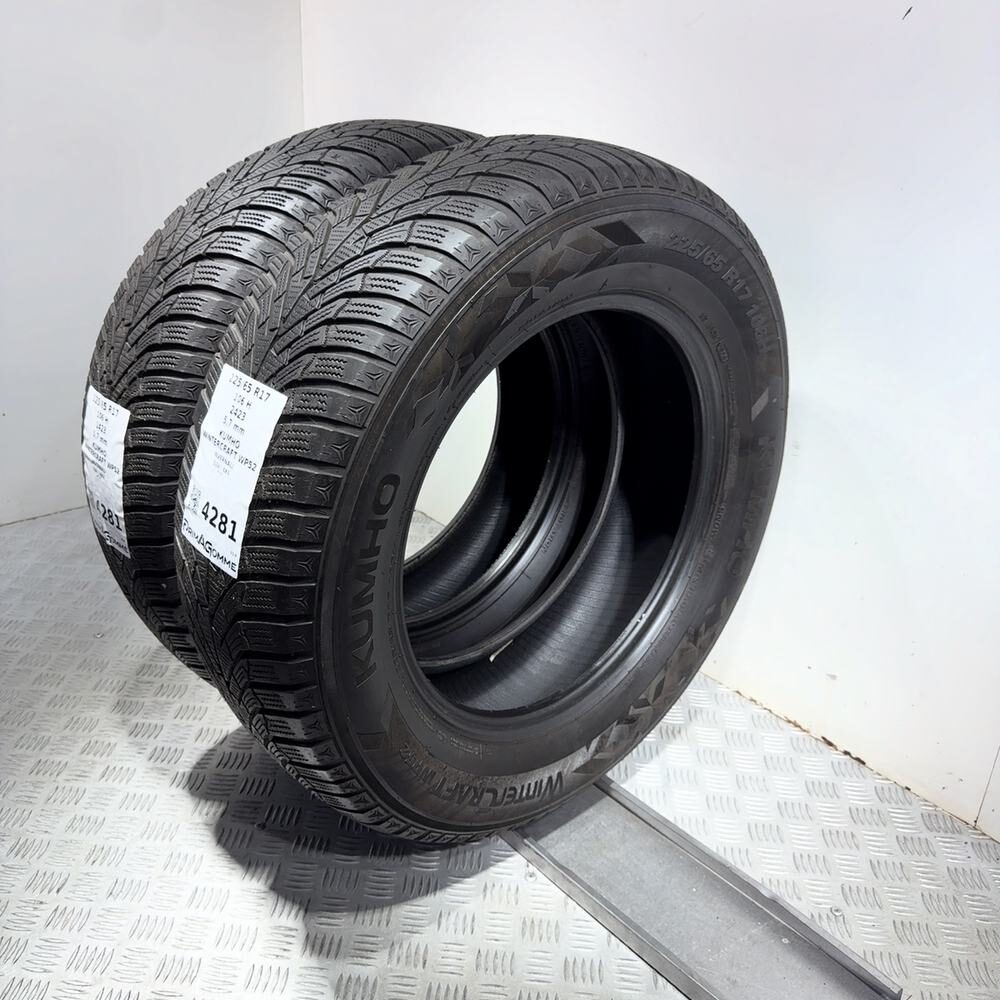 Gomme Usate 225 65 R17 106H Kumho Wintercraft WP52 81% Invernali - immagine 8