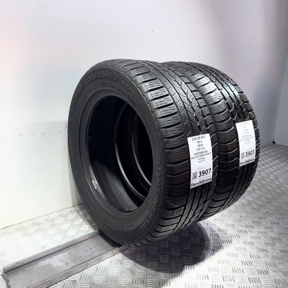 Gomme Usate 235 55 R17 99H Continental 4X4 Wintercontact 83% Invernali - immagine 8