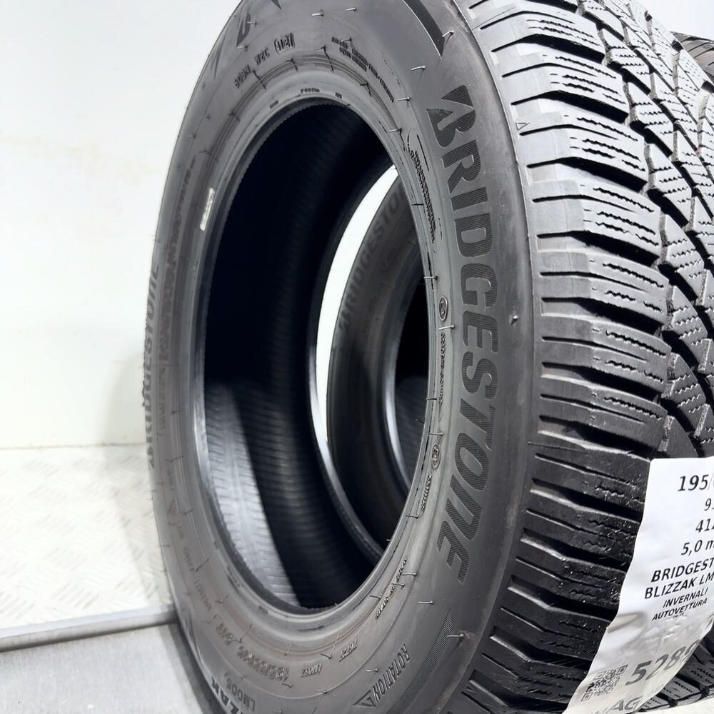 Gomme Usate 195 65 R15 91T Bridgestone Blizzak LM005 71% Invernali - immagine 8