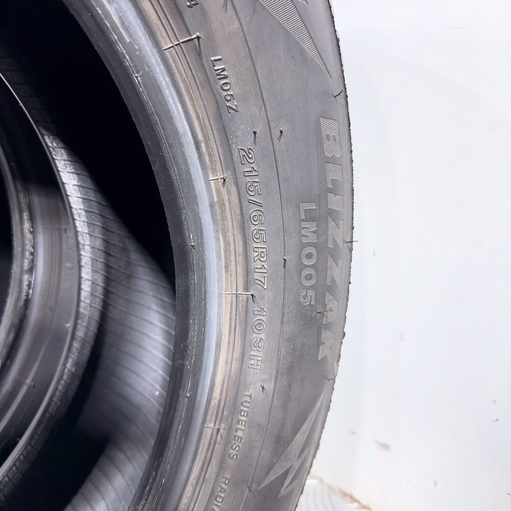 Gomme Usate 215 65 R17 103H XL Bridgestone Blizzak LM005 Invernali - immagine 8