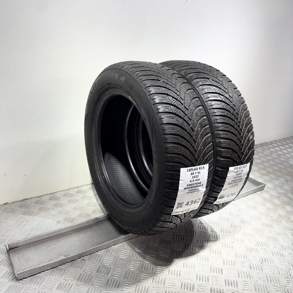 Gomme Usate 185 60 R15 88T XL Firestone Winterhawk 4 Invernali - immagine 8