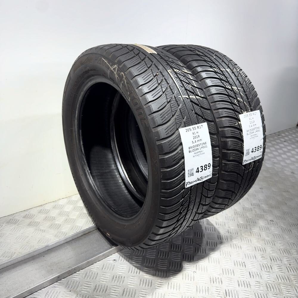 Gomme Usate 205 55 R17 91H Bridgestone Blizzak LM001 77% Invernali - immagine 8