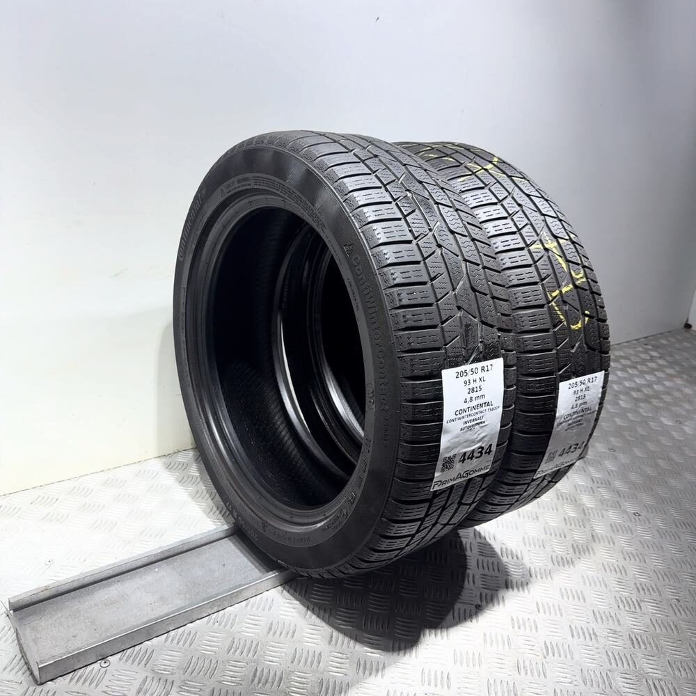 Gomme Usate 205 50 R17 93H XL Continental Contiwintercontact TS830P Invernali - immagine 8