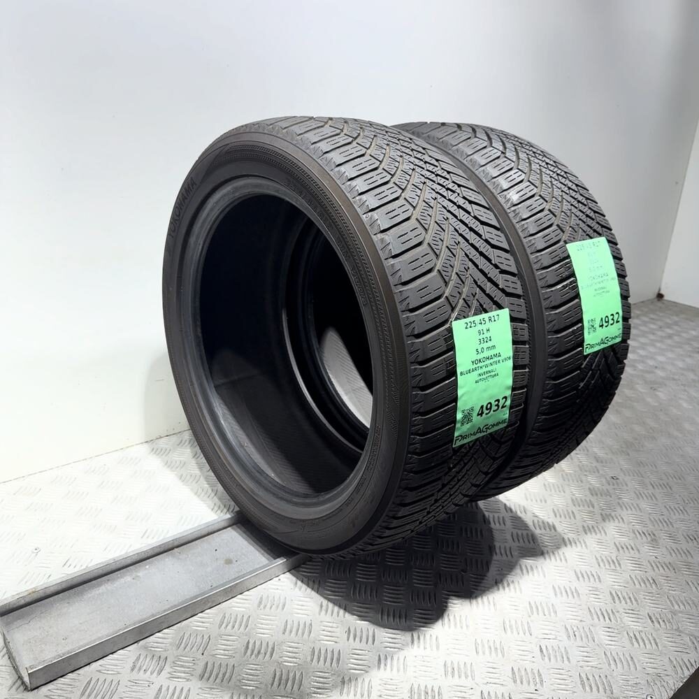 Gomme Usate 225 45 R17 91H Yokohama Bluearth*Winter V906 71% Invernali - immagine 8