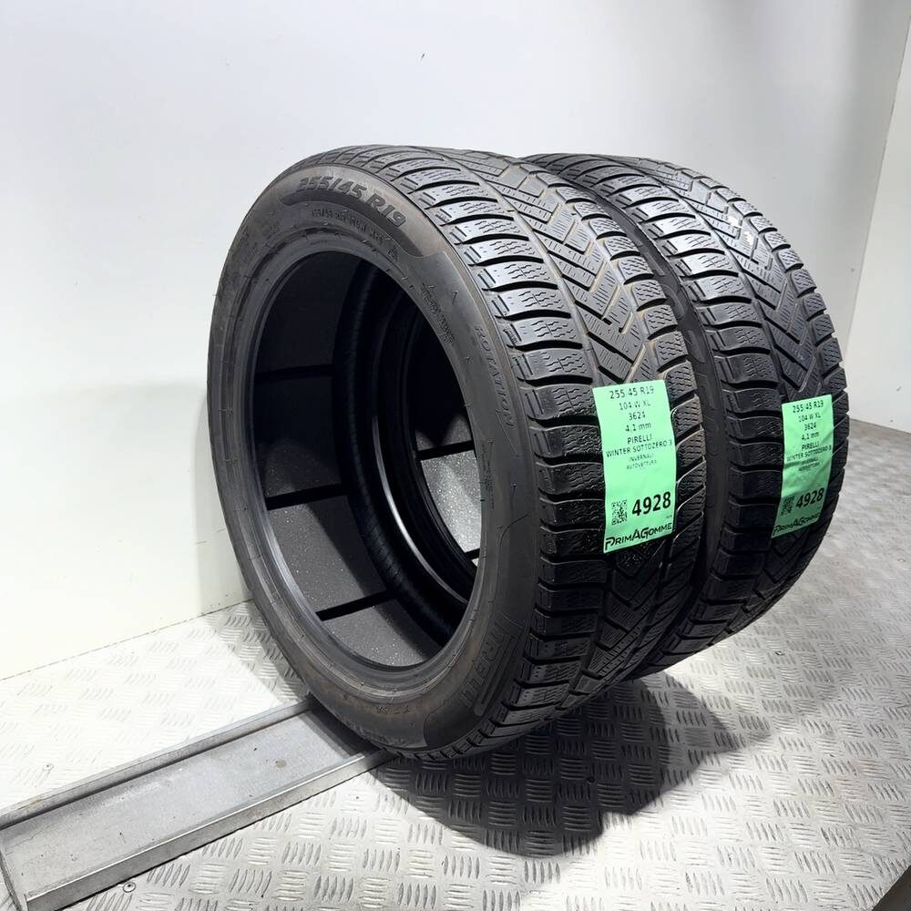Gomme Usate 255 45 R19 104W XL Pirelli Winter Sottozero 3 Invernali - immagine 8