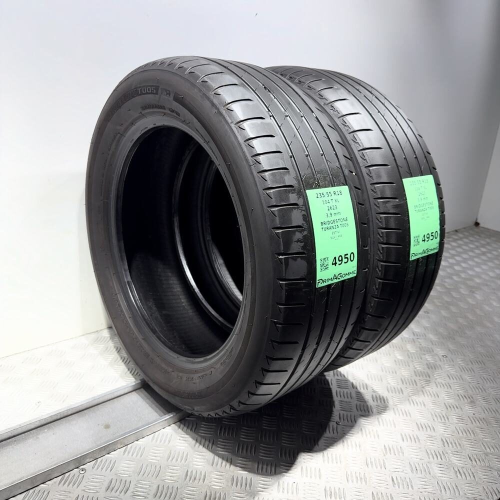 Gomme Usate 235 55 R18 104T XL Bridgestone Turanza T005 Estive - immagine 8