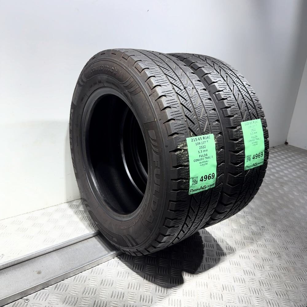 Gomme Usate 215 65 R16C 109/107T Fulda Conveo Trac 3 76% Invernali - immagine 8