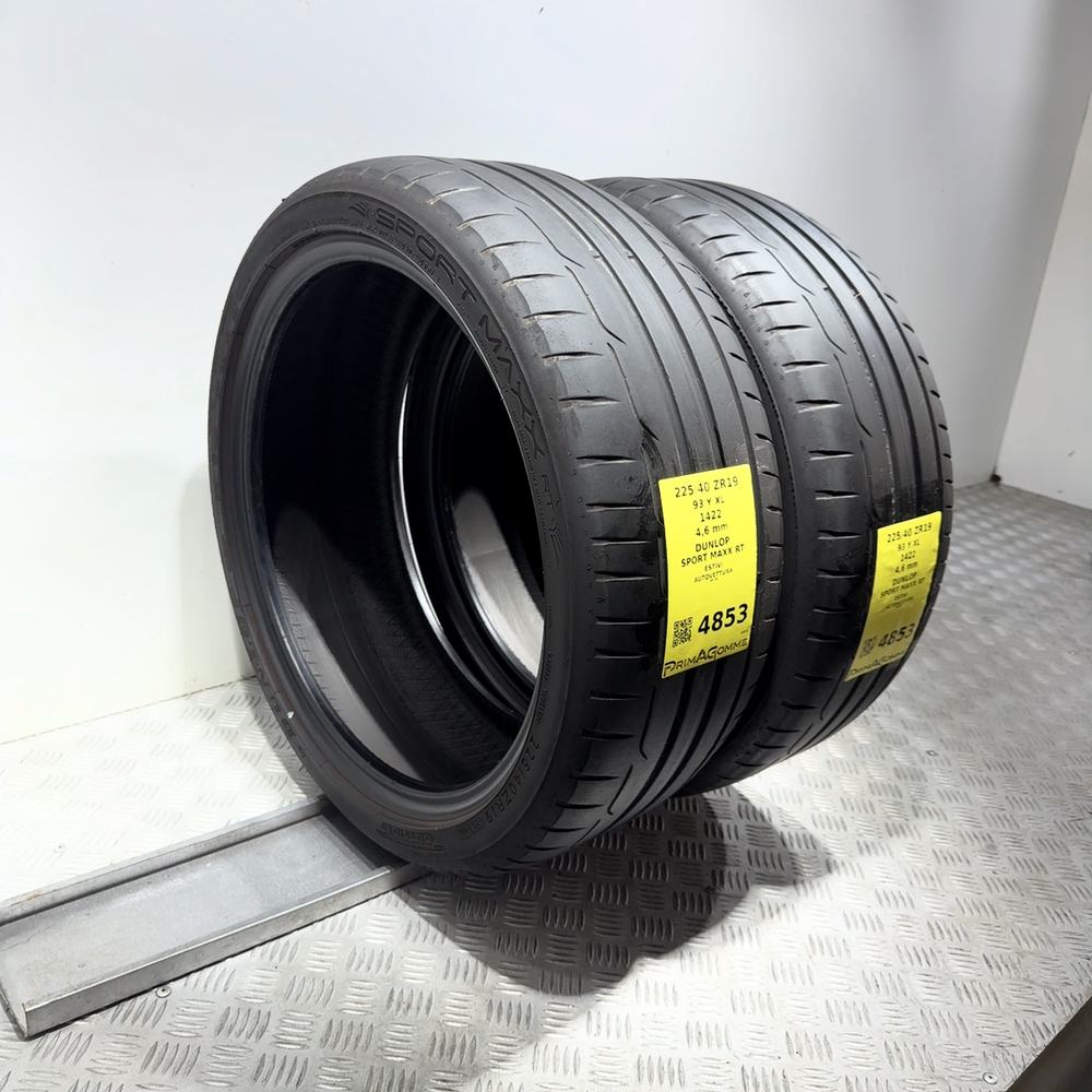 Gomme Usate 225 40 ZR19 93Y XL Dunlop Sport Maxx RT Estive - immagine 8