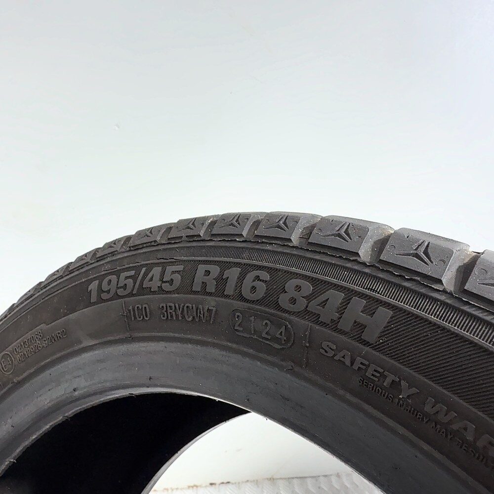 Gomma Usata 195 45 R16 84H Kumho Wintercraft WP52 74% Invernale - immagine 9