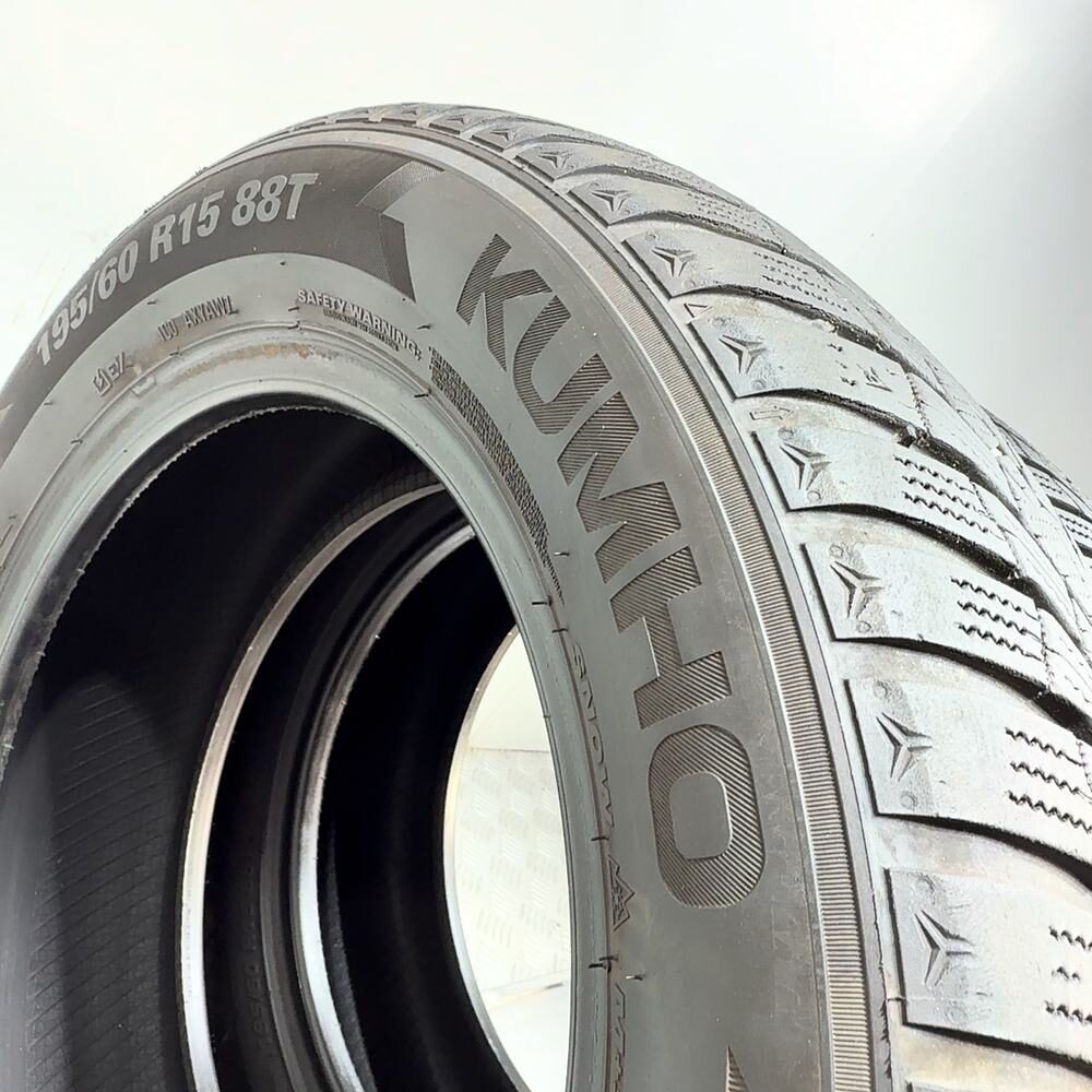Gomme Usate 195 60 R15 88T Kumho Wintercraft WP52+ 86% Invernali - immagine 9