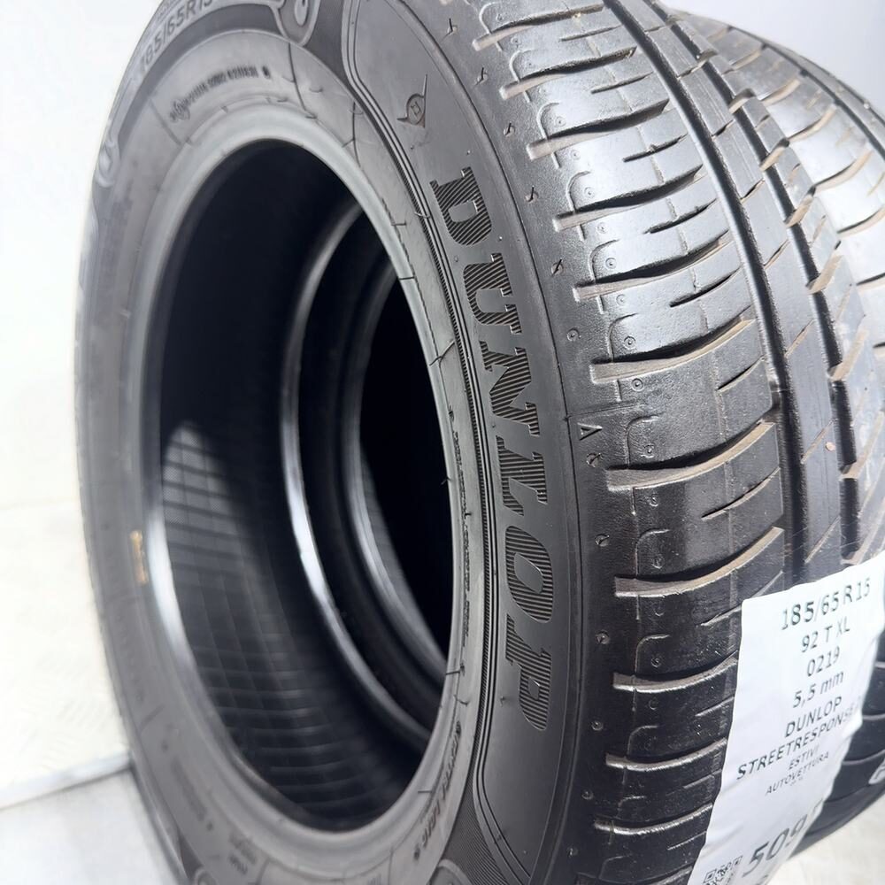 Gomme Usate 185 65 R15 92T XL Dunlop Streetresponse 2 79% Estive - immagine 9