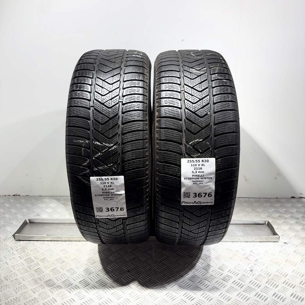Gomme Usate 255 55 R20 110V XL Pirelli Scorpion Winter 76% Invernali - immagine 9