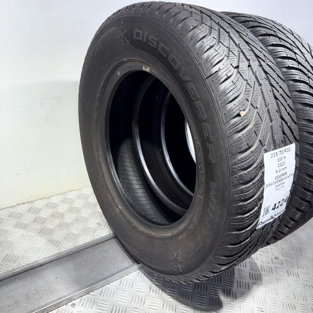 Gomme Usate 215 70 R16 100H Cooper Discoverer Winter 71% Invernali - immagine 9