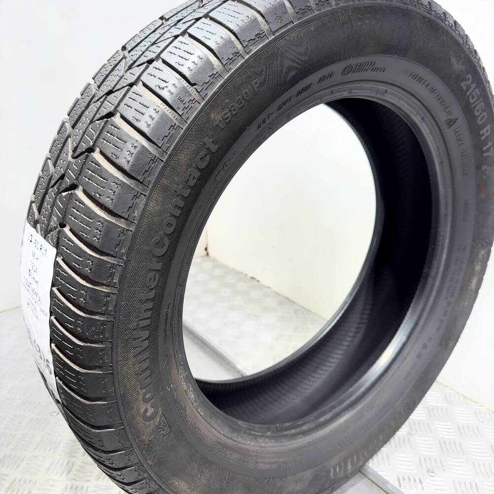 Gomma Usata 215 60 R17 96H Continental Contiwintercontact TS830 P 83% Invernale - immagine 9