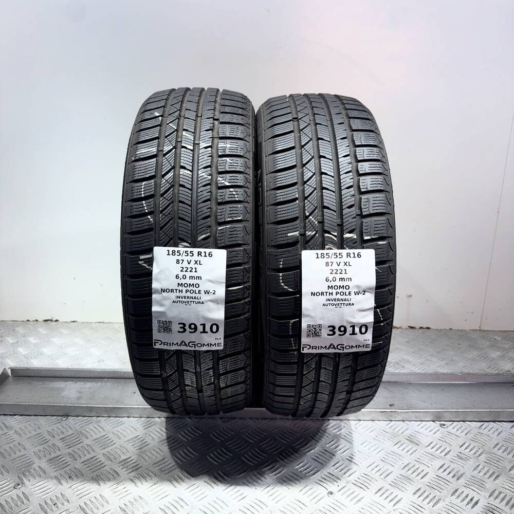 Gomme Usate 185 55 R16 87V XL Momo North Pole W-2 86% Invernali - immagine 10