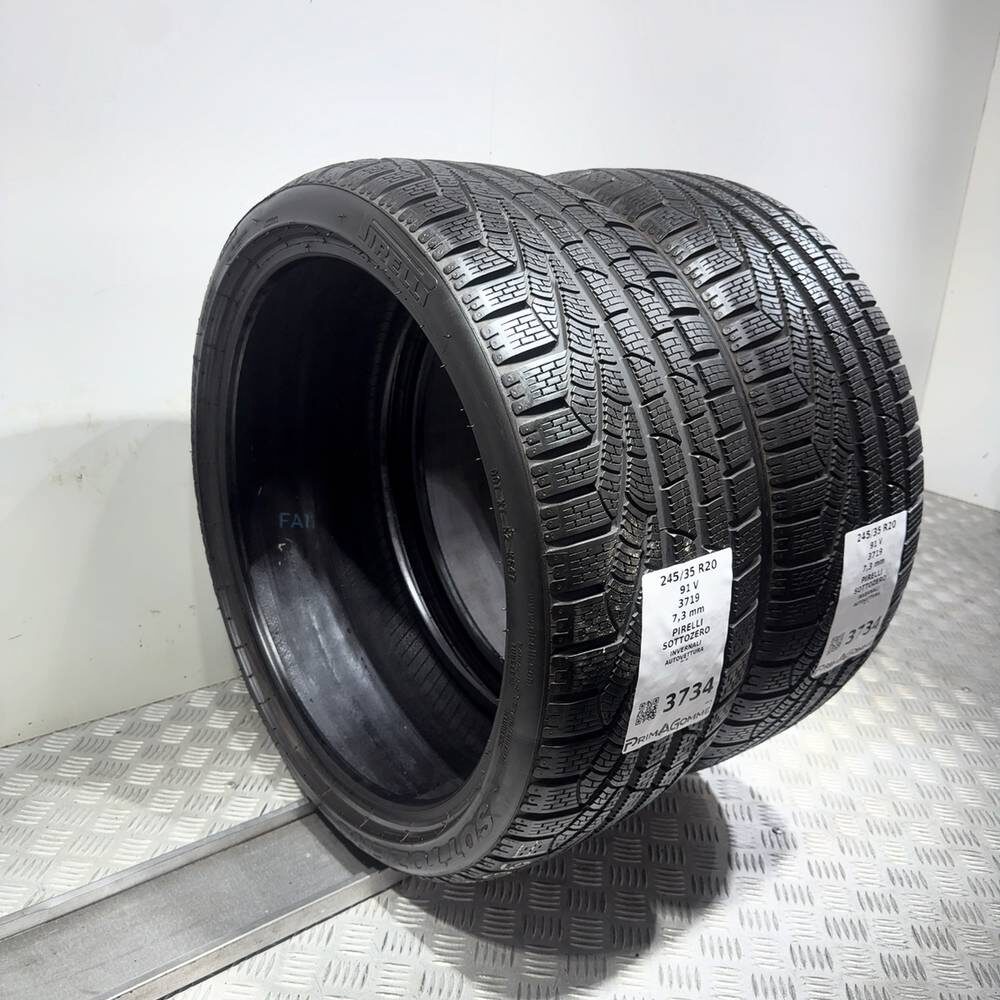 Gomme Usate 245 35 R20 91V Pirelli Sottozero 98% Invernali - immagine 11