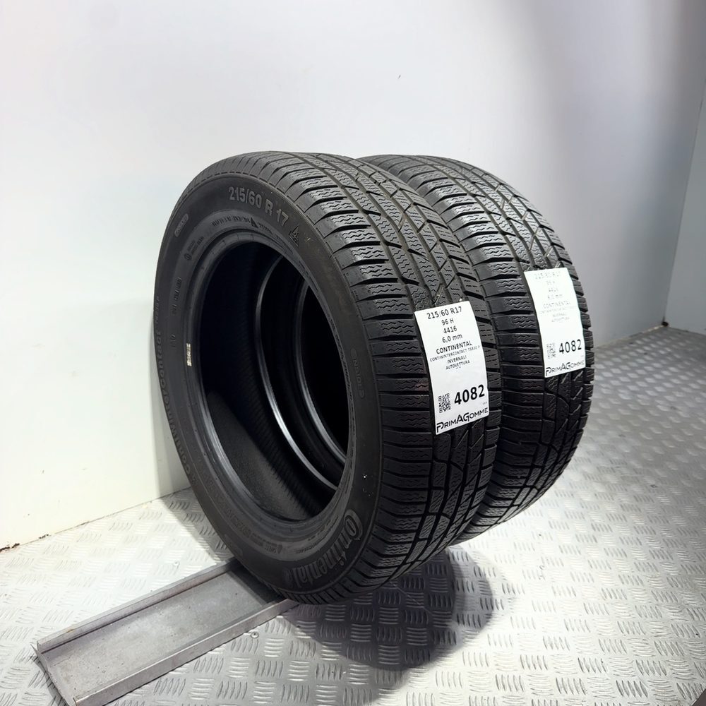 Gomme Usate 215 60 R17 96H Continental Contiwintercontact TS830 P 86% Invernali - immagine 11