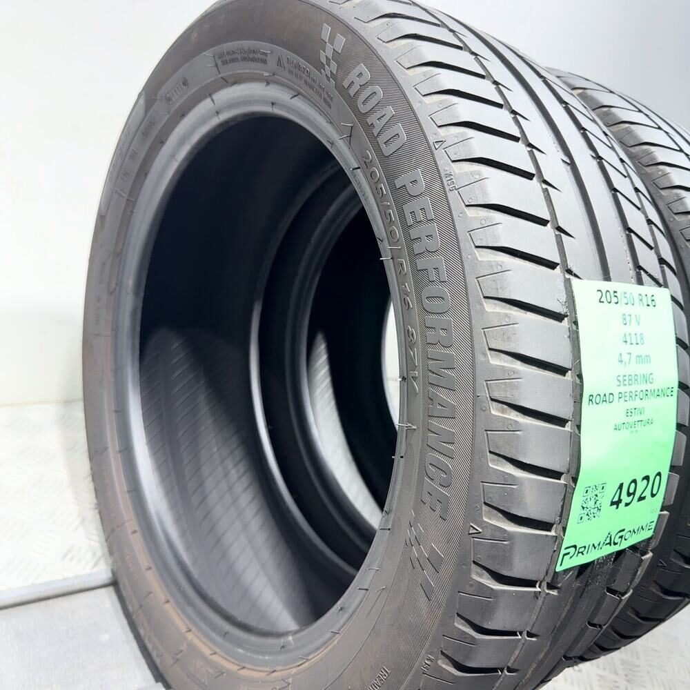 Gomme Usate 205 50 R16 87V Sebring Road Performance Estive - immagine 11