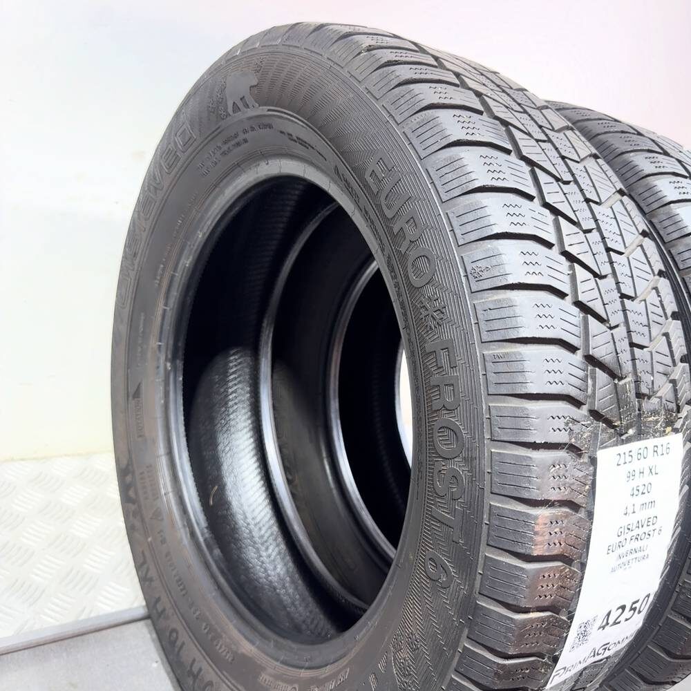 Gomme Usate 215 60 R16 99H XL Gislaved Euro Frost 6 Invernali - immagine 11
