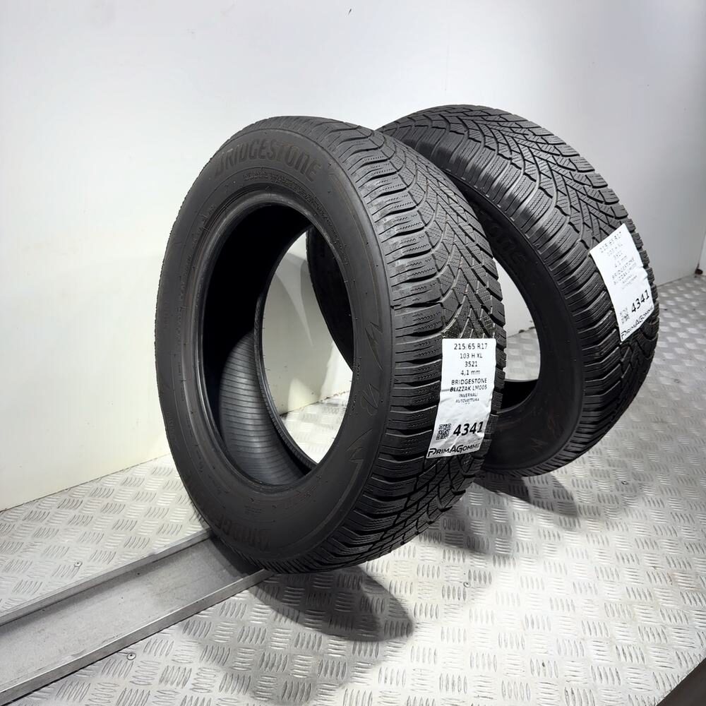 Gomme Usate 215 65 R17 103H XL Bridgestone Blizzak LM005 Invernali - immagine 11