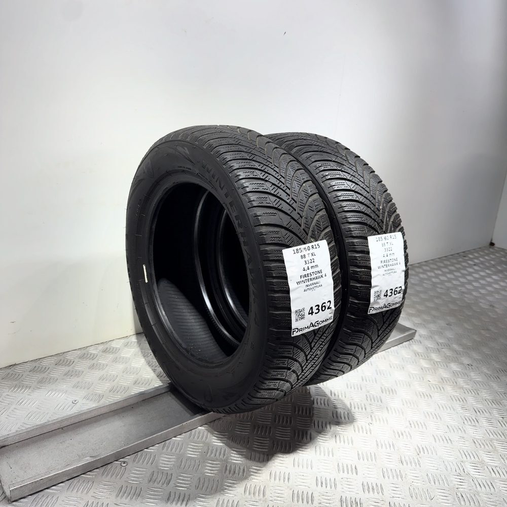 Gomme Usate 185 60 R15 88T XL Firestone Winterhawk 4 Invernali - immagine 11