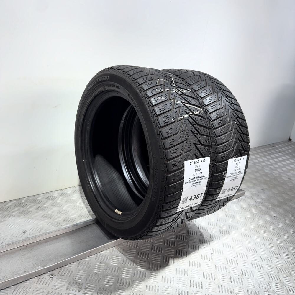 Gomme Usate 195 50 R15 82T Continental Contiwintercontact TS800 Invernali - immagine 11