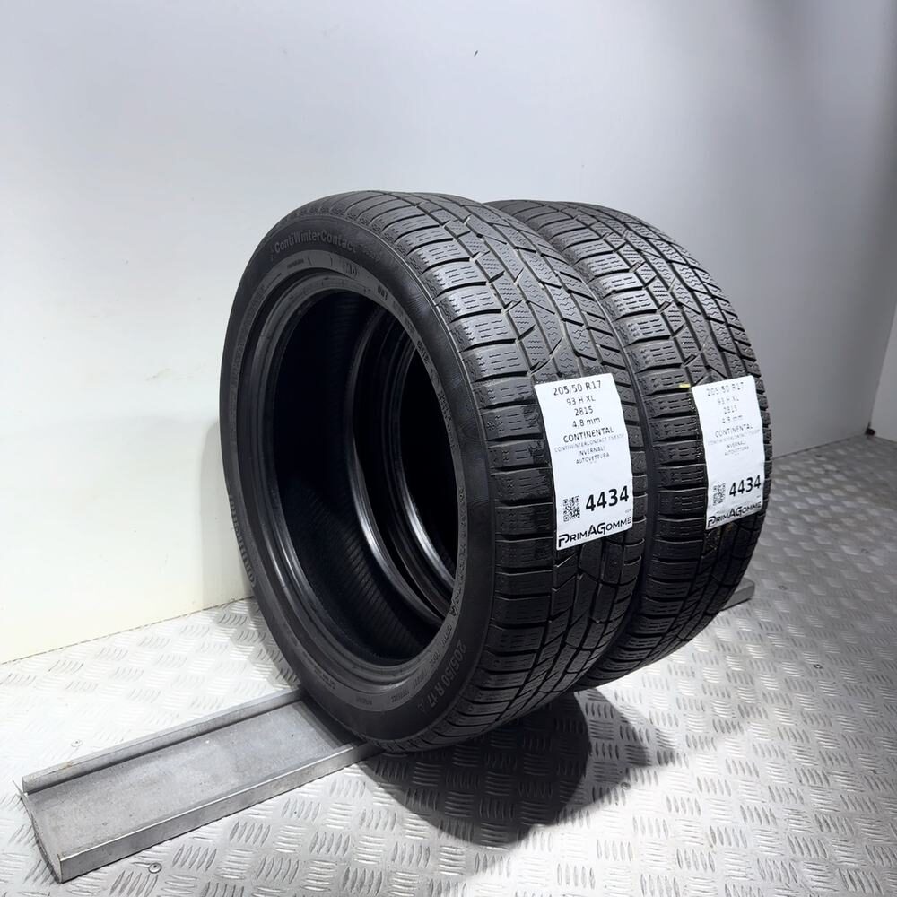 Gomme Usate 205 50 R17 93H XL Continental Contiwintercontact TS830P Invernali - immagine 11