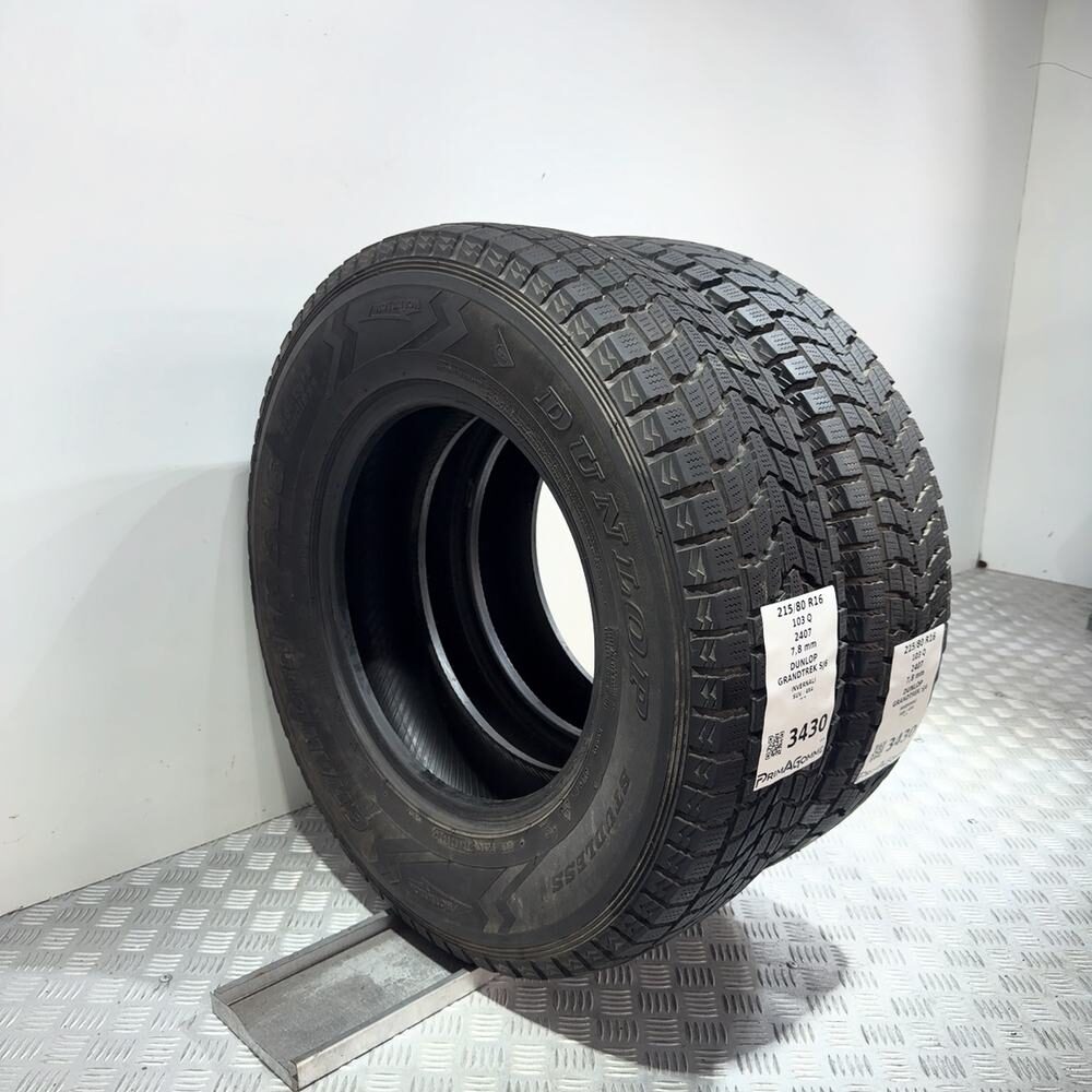 Gomme Usate 215 80 R16 103Q Dunlop Grandtrek SJ6 98% Invernali - immagine 11